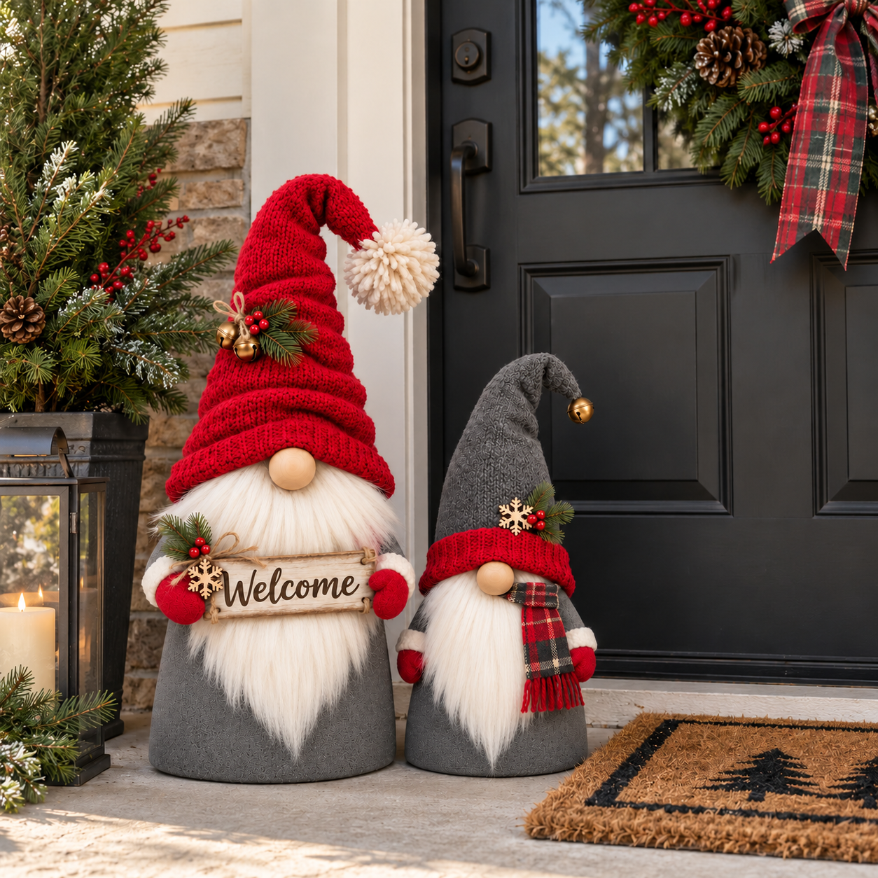 Christmas Porch Gnome Decorations