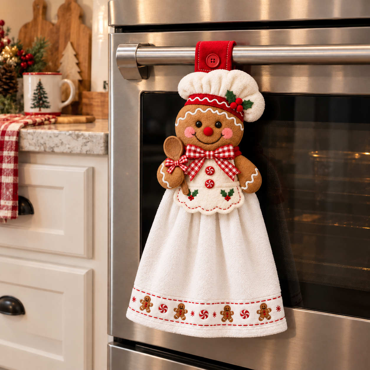 Christmas Hanging Kitchen Hand Towel