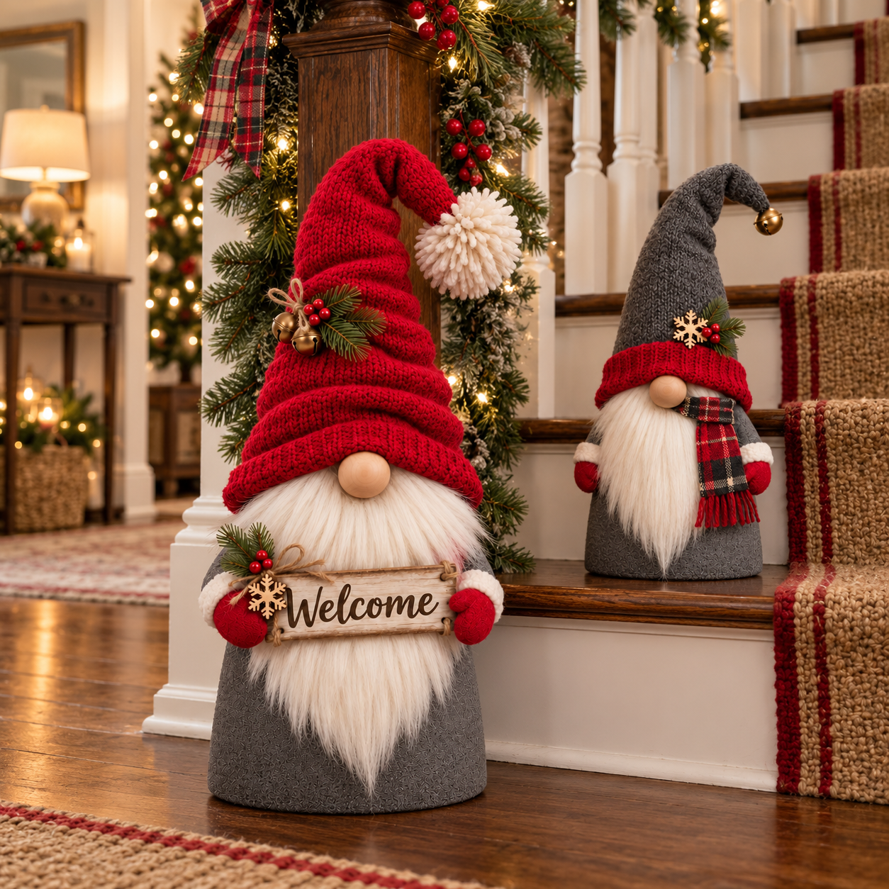 Christmas Porch Gnome Decorations