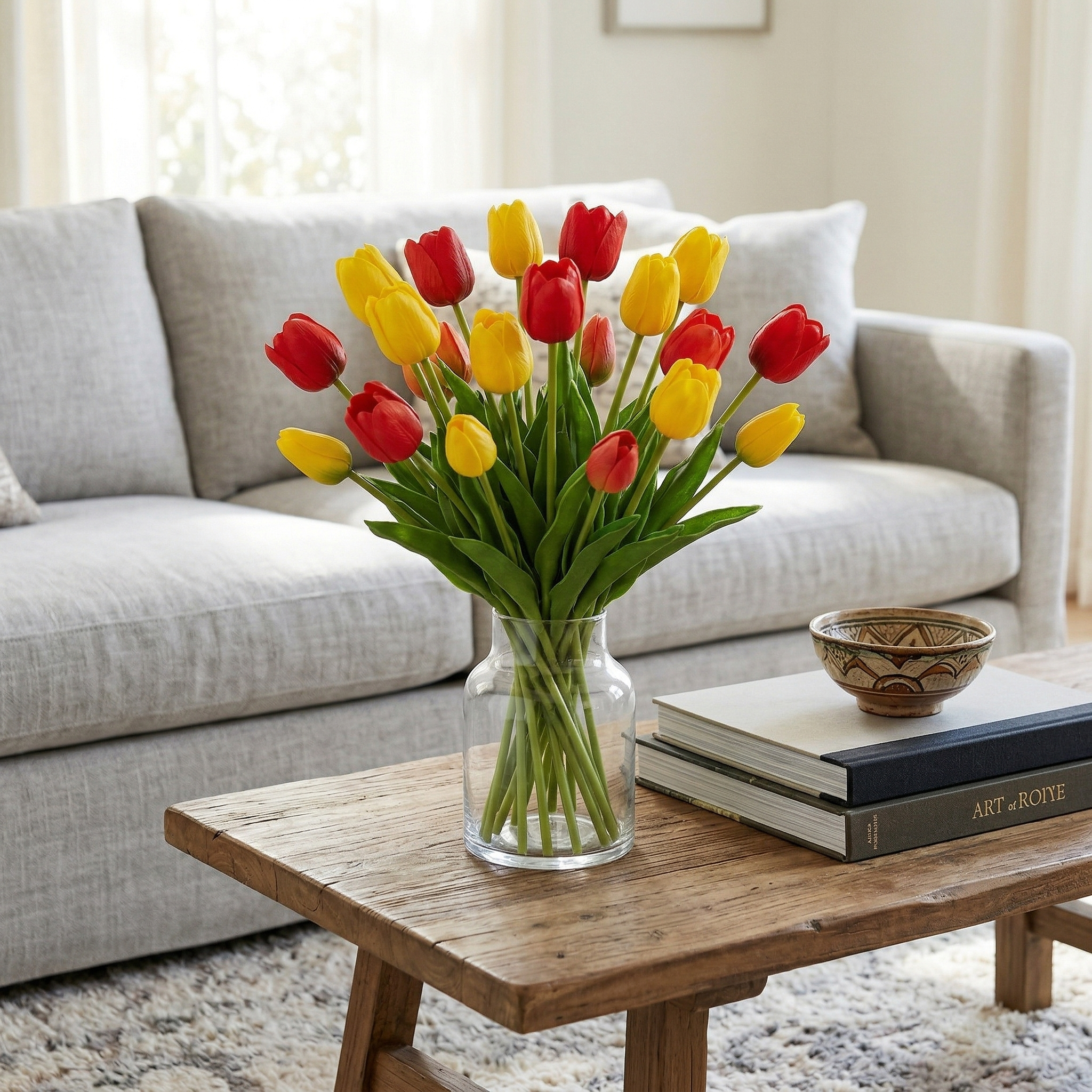 Real Touch Artificial Tulip Bouquet