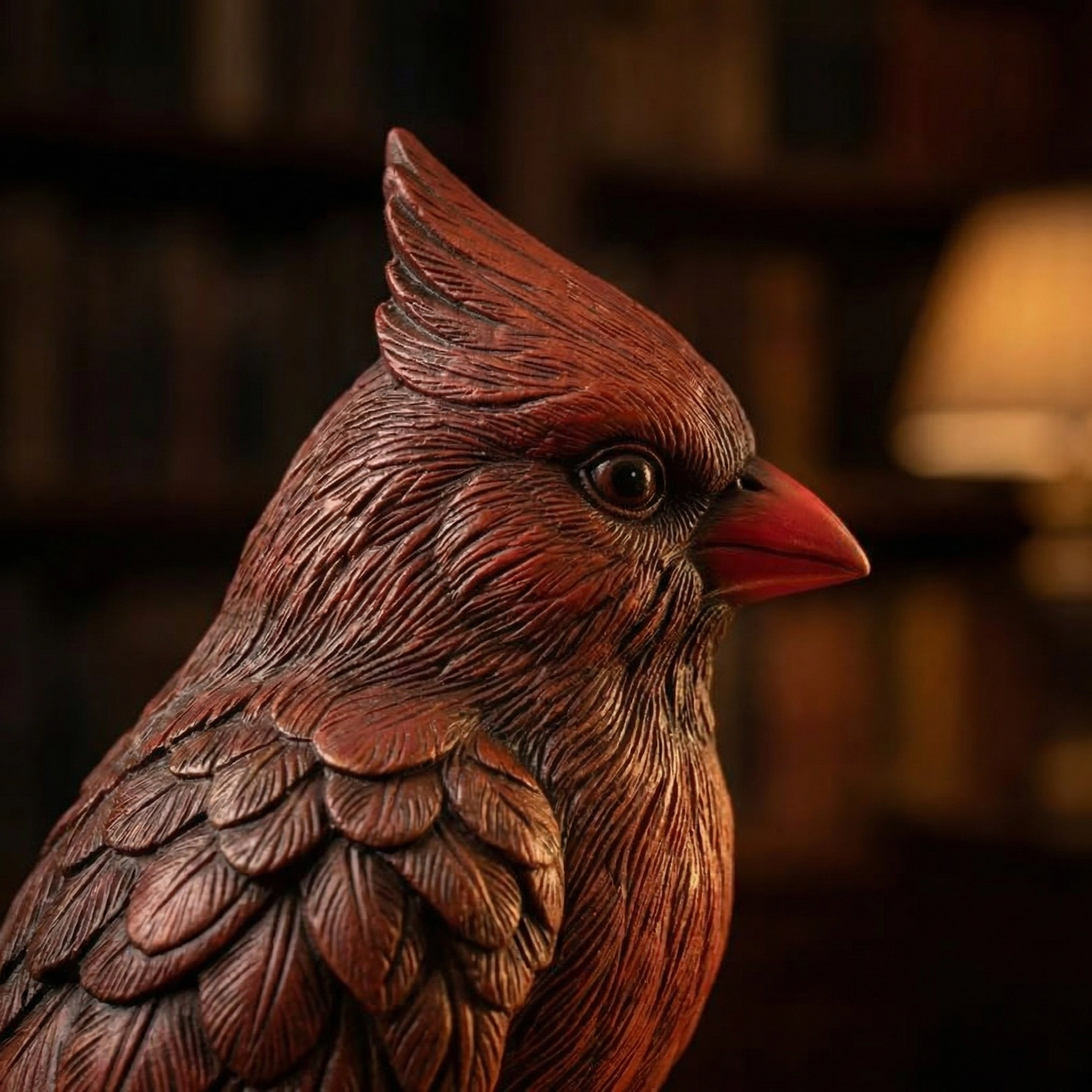 Cardinal Pair Vintage Lantern Table Lamp
