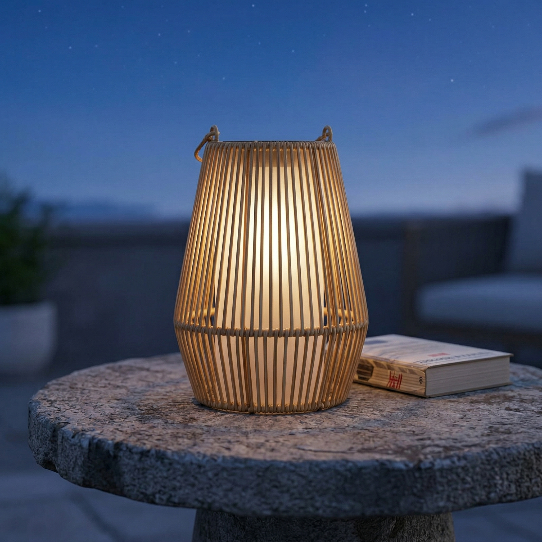 Solar Garden Pathway Light with PE Shade – Warm Glow Outdoor Yard & Lawn Lighting