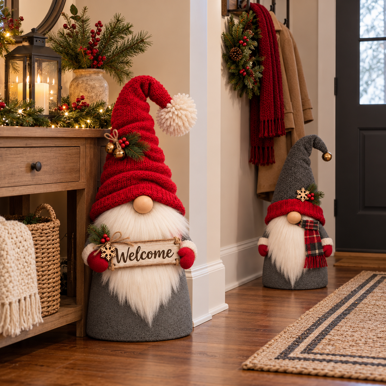 Christmas Porch Gnome Decorations