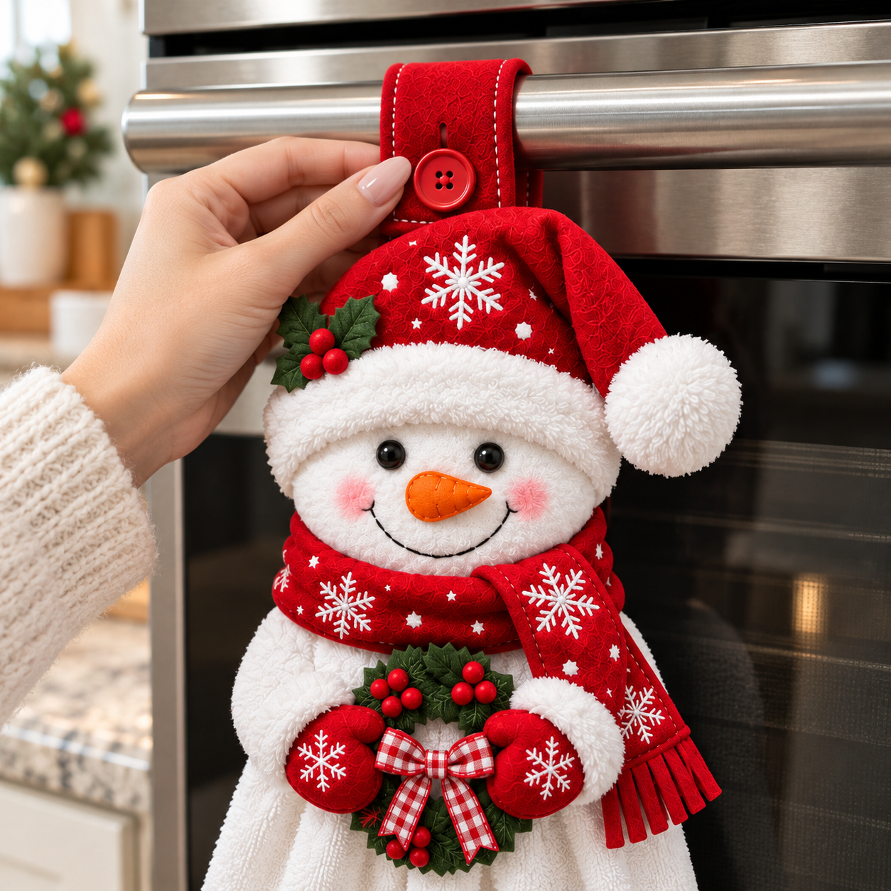 Christmas Hanging Kitchen Hand Towel