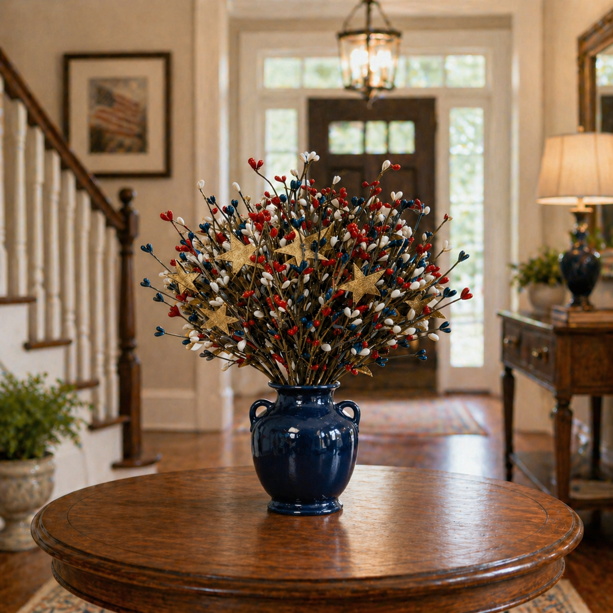 Patriotic Berry Star Floral Arrangement