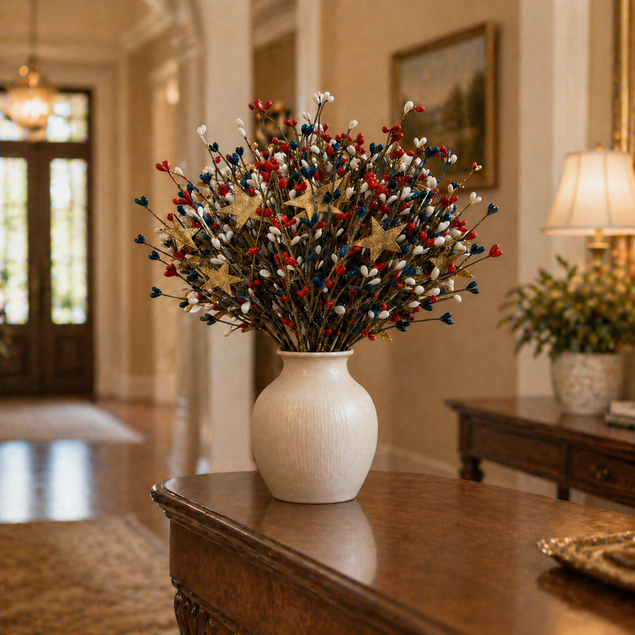 Patriotic Berry Star Floral Arrangement