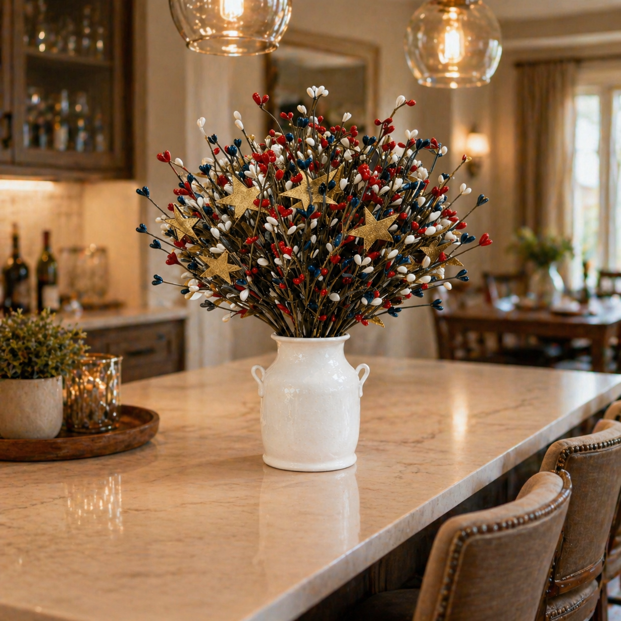 Patriotic Berry Star Floral Arrangement