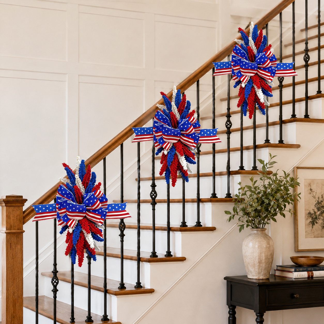 Patriotic Bow Hanging Decoration