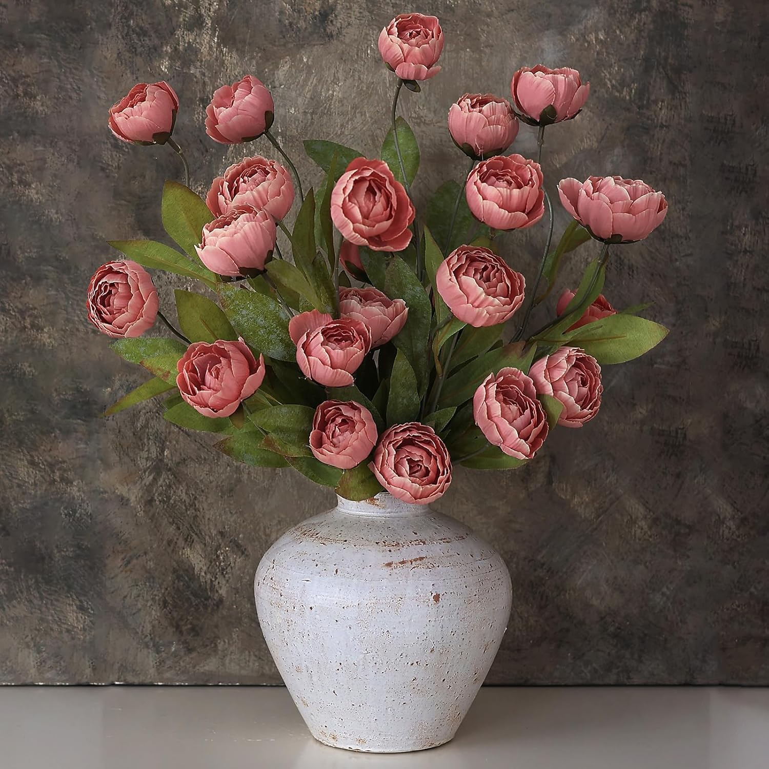 Faux Silk Peony Artificial Flowers