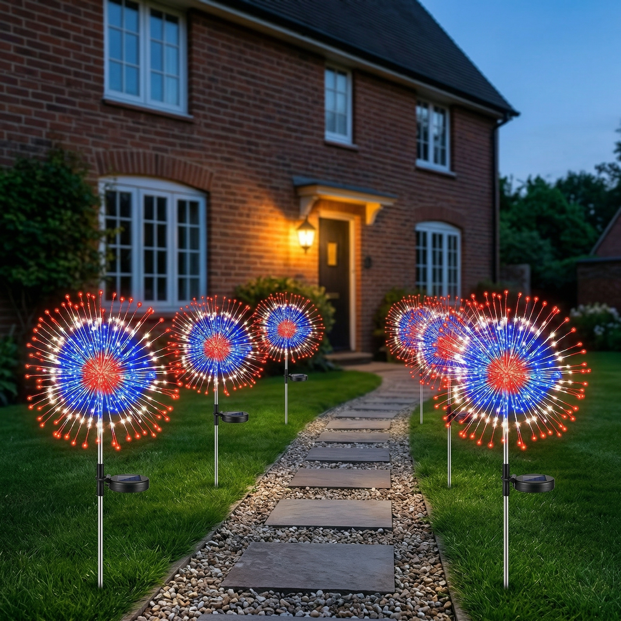 Light Up Your Yard with Patriotic Sparkle