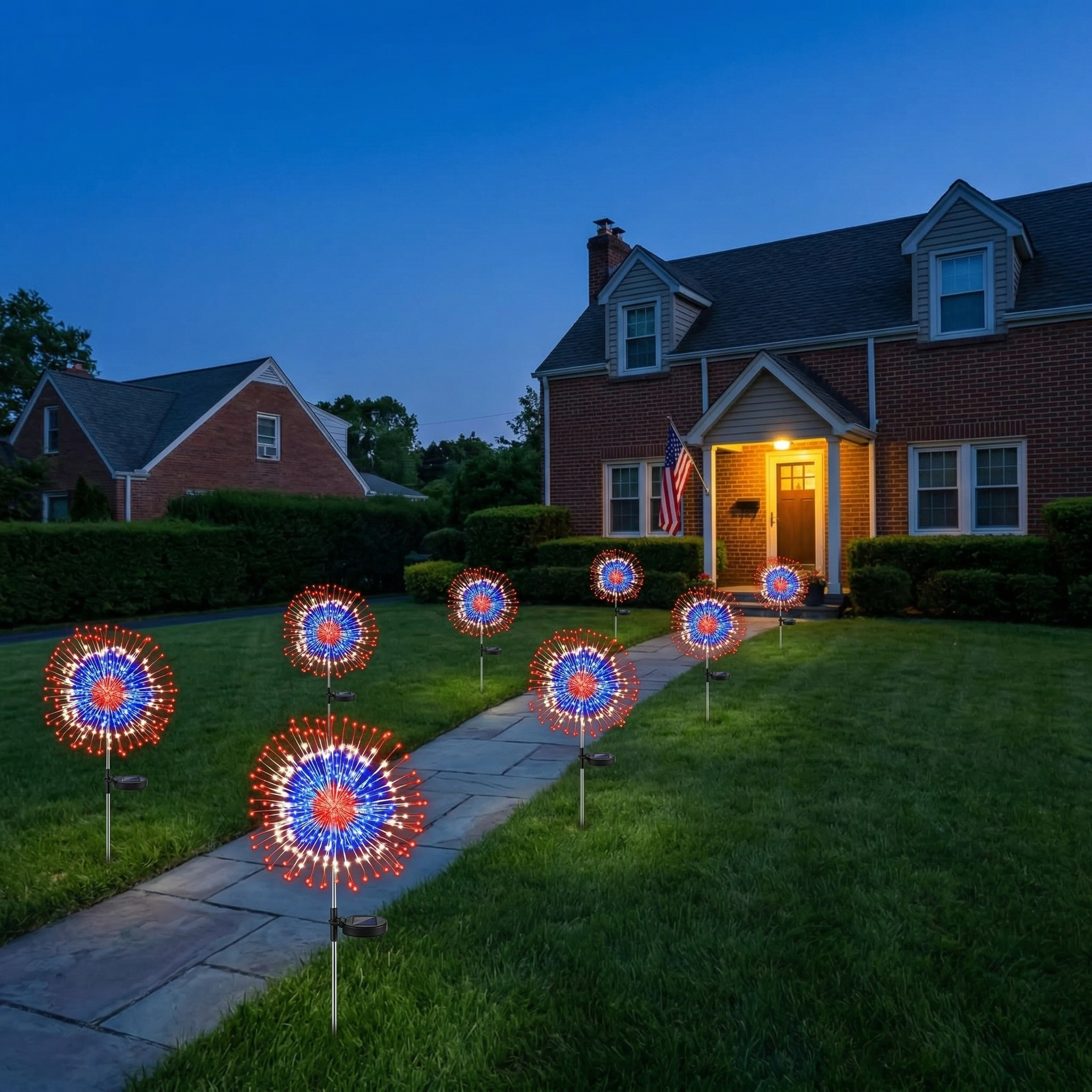 Light Up Your Yard with Patriotic Sparkle