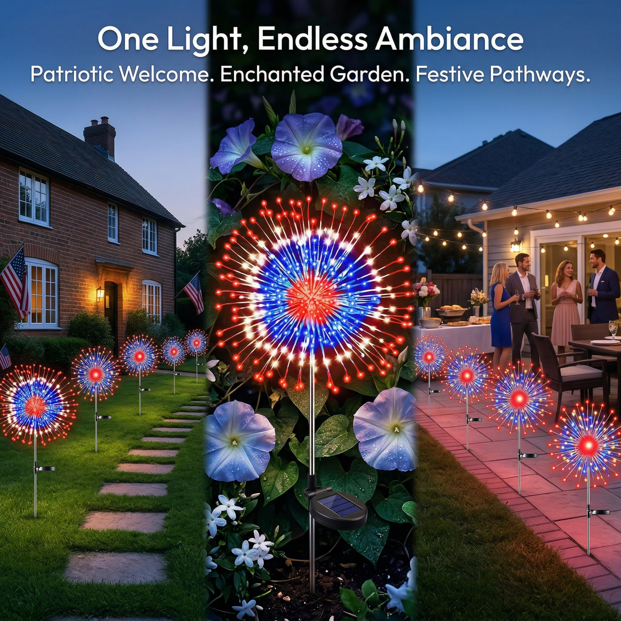 Light Up Your Yard with Patriotic Sparkle