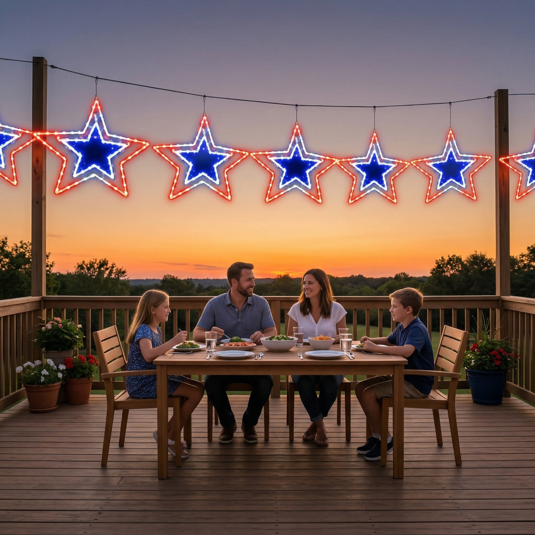 Light Up Your Celebration in Classic American Style