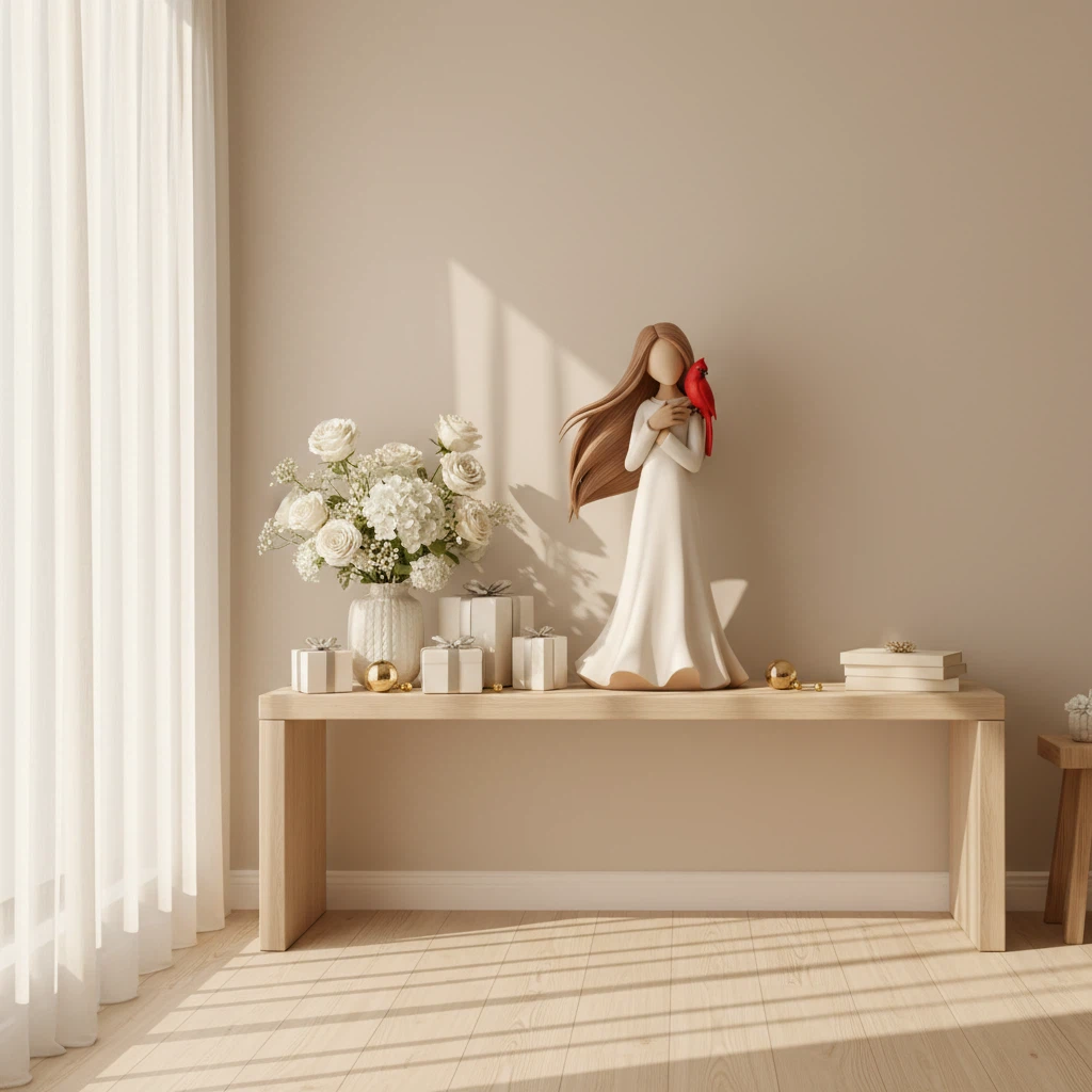 Cardinal Remembrance Love and Serenity Figurine