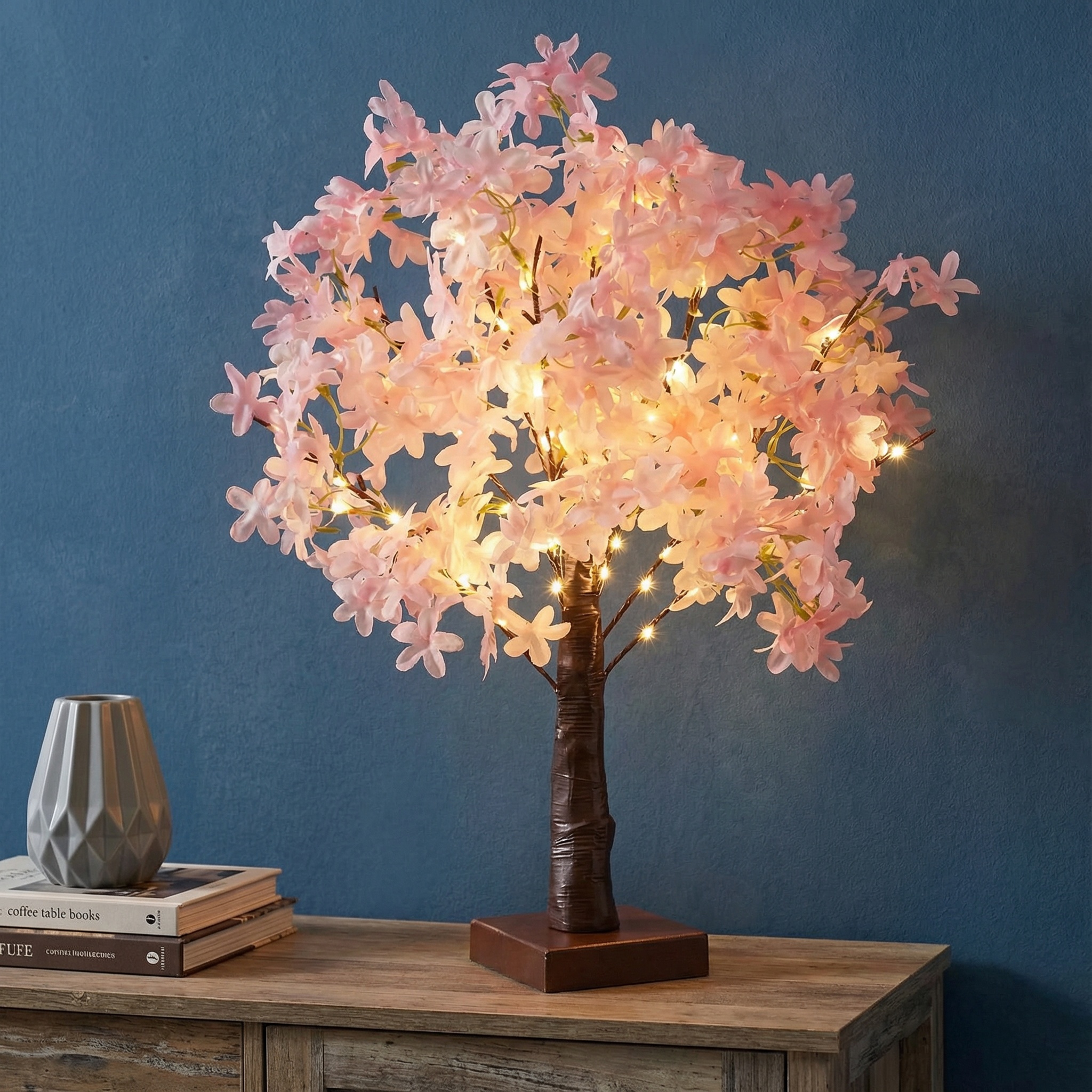 Pink Cherry Blossom Tree Lamp