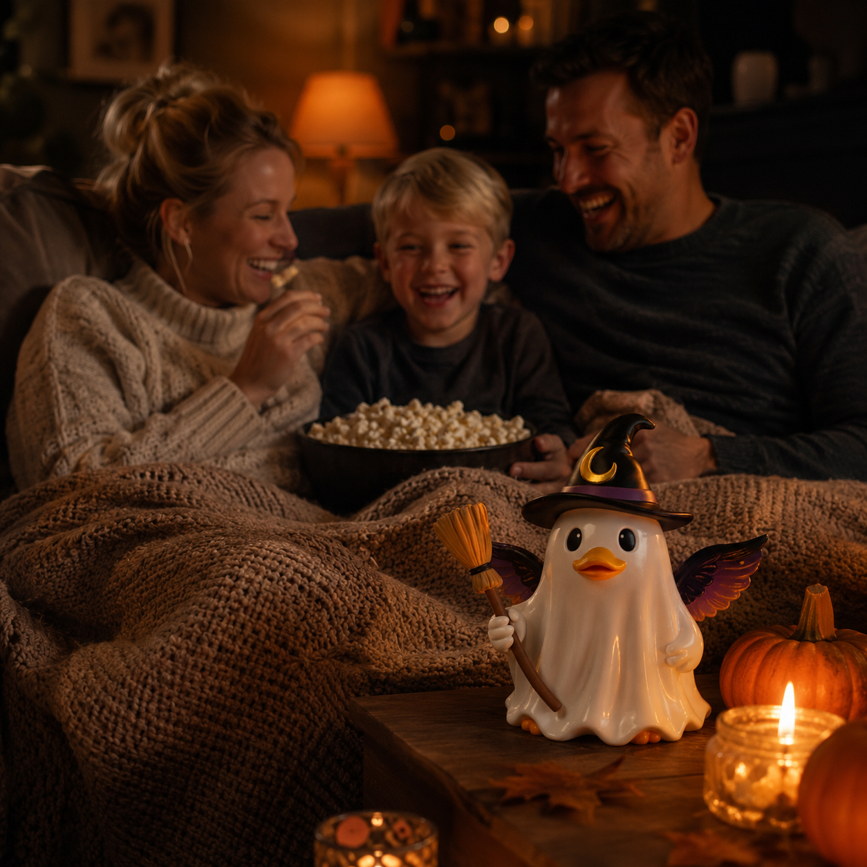 Enchanted Duck Ghost Figurine