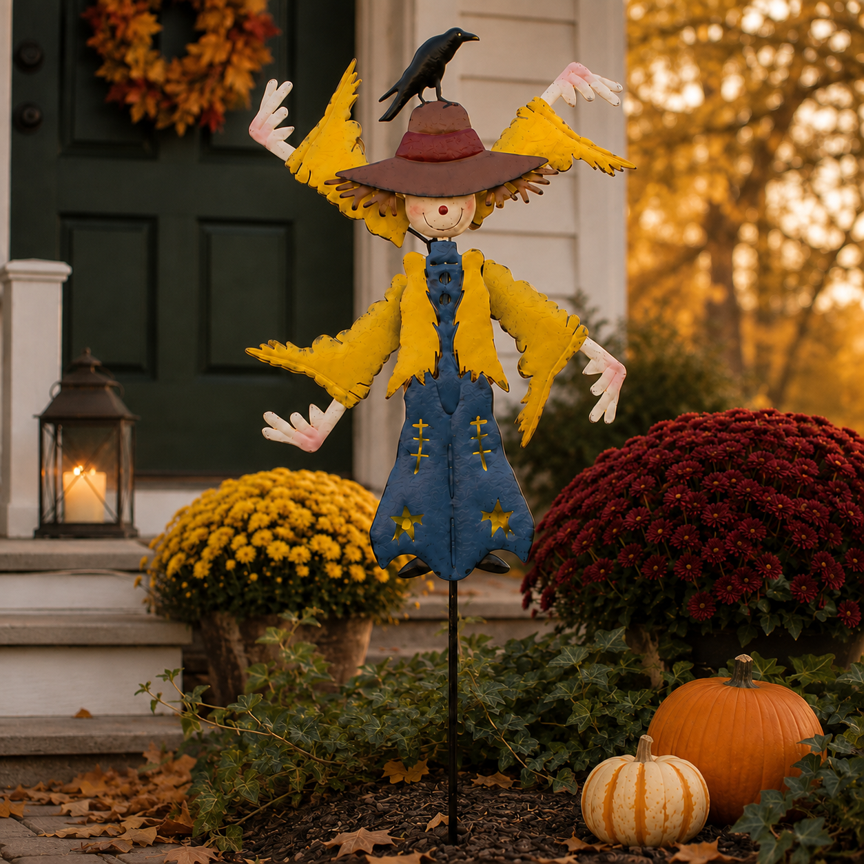 Harvest Scarecrow Wind Spinner