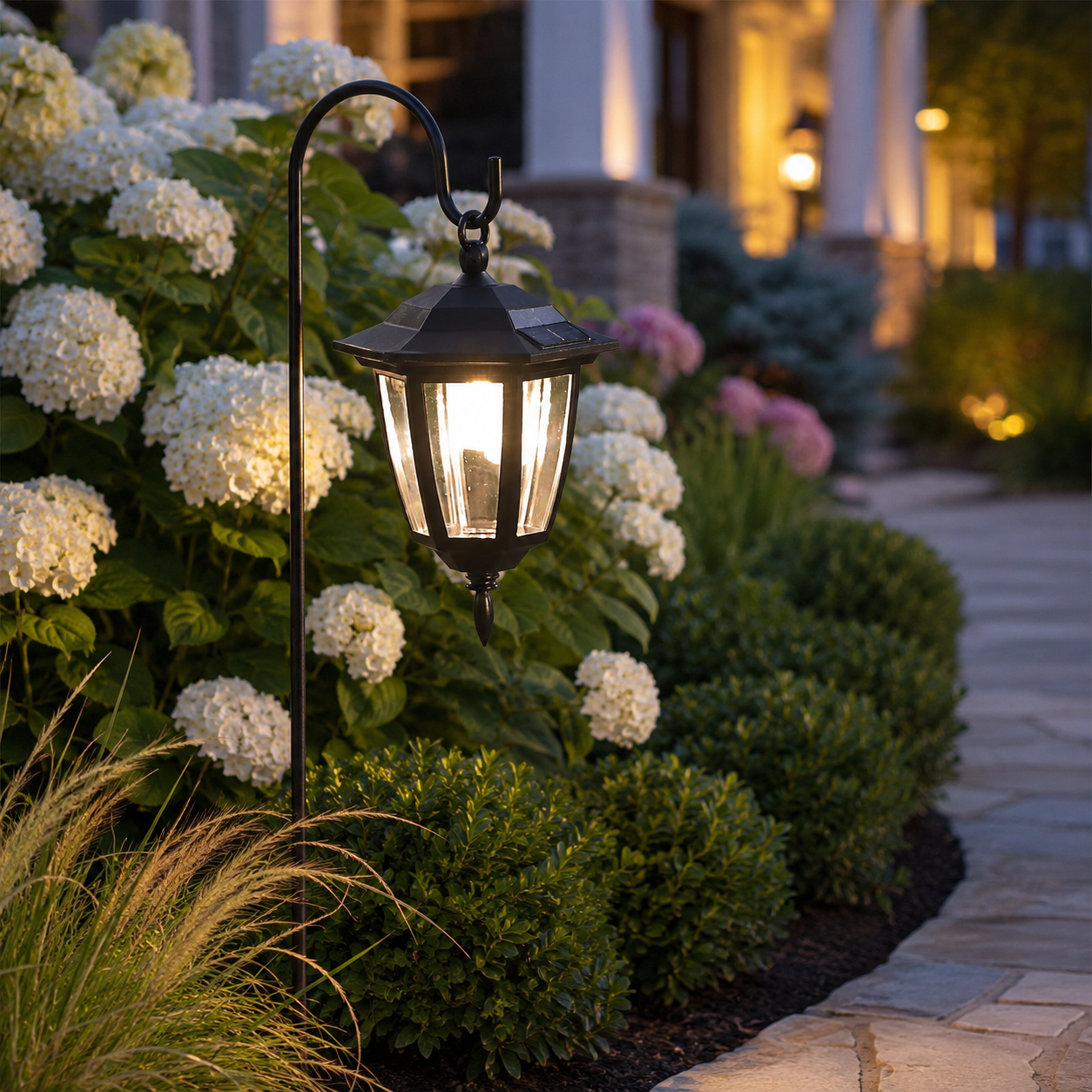 Vintage Solar Garden Lantern