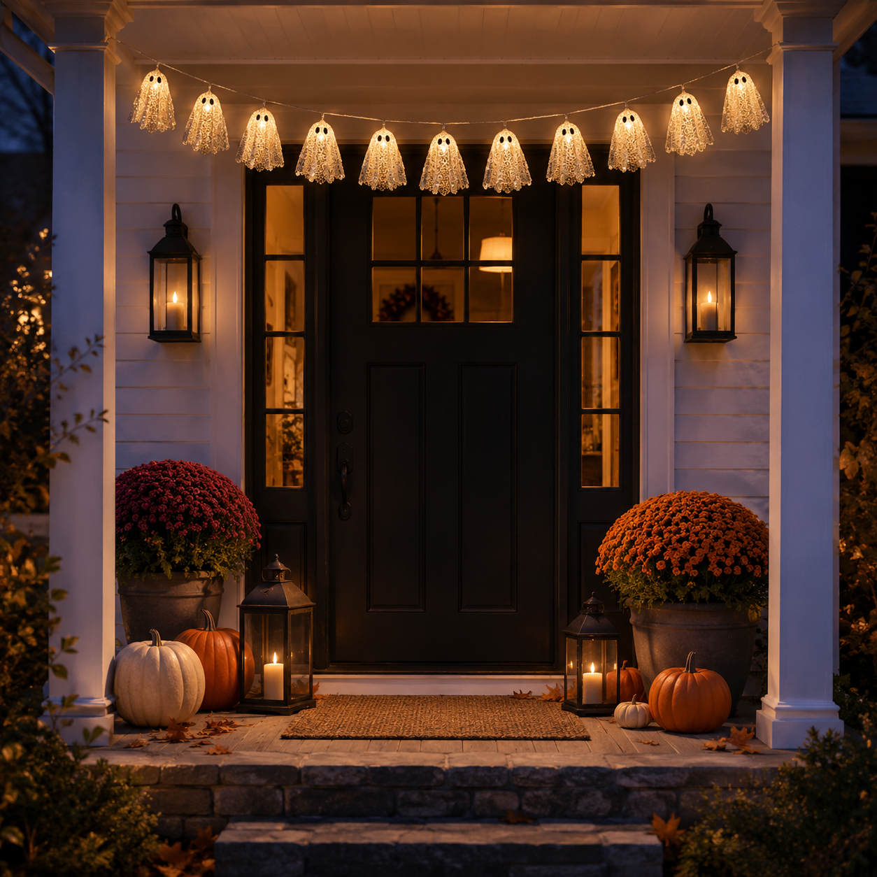 Luminous Ghost Garland — Set Of 10