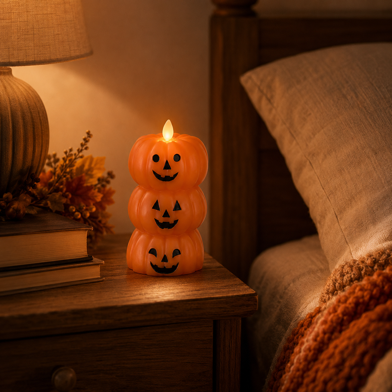 Enchanted Pumpkin Glow — Set Of 2