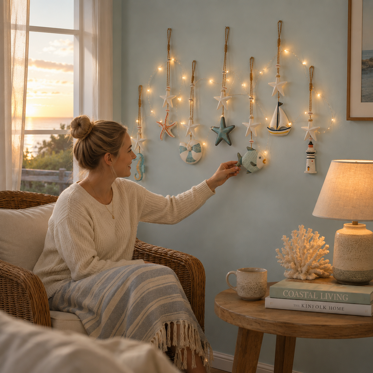 Seaside Glow Wall Hanging Set