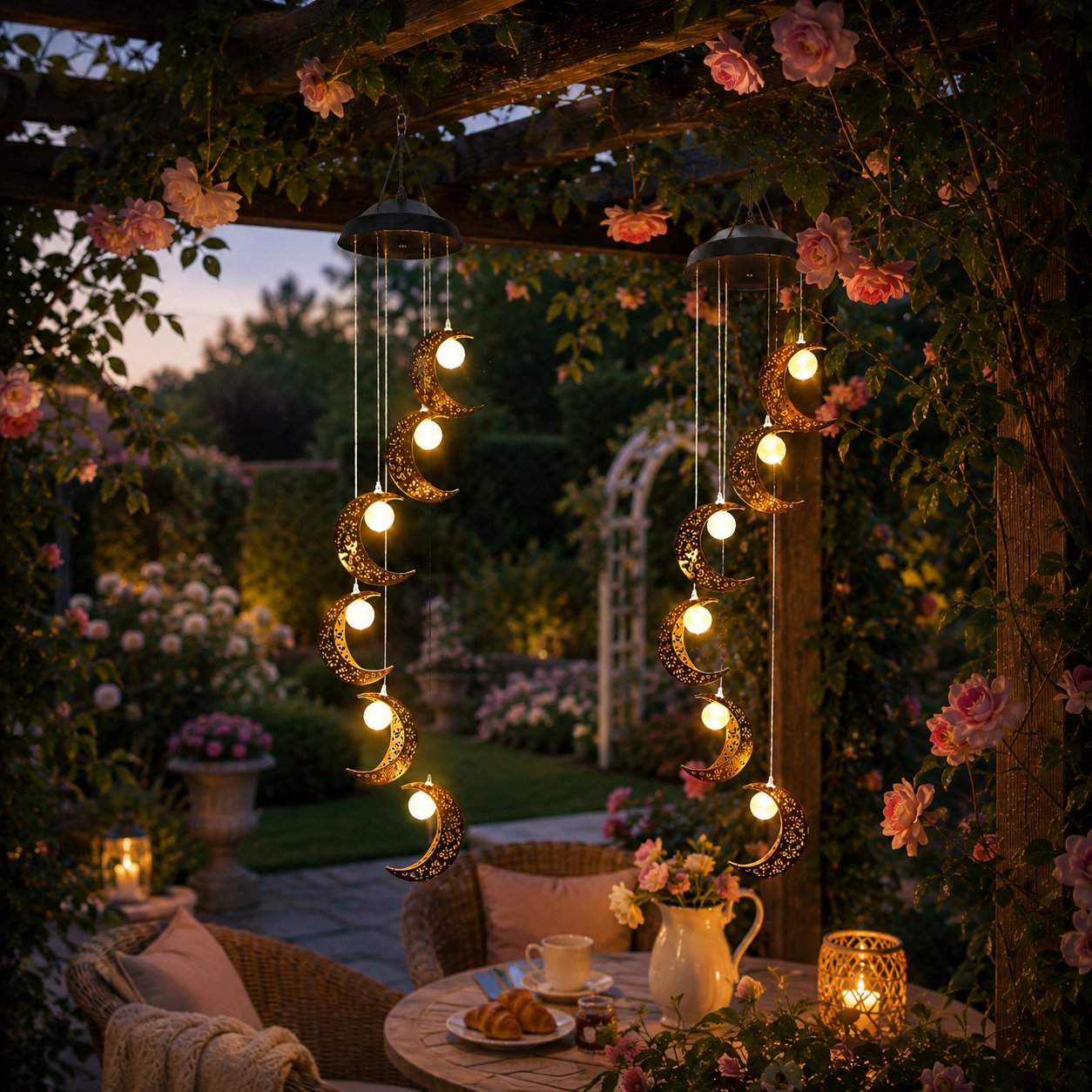 Moonlit Reverie Solar Wind Chime
