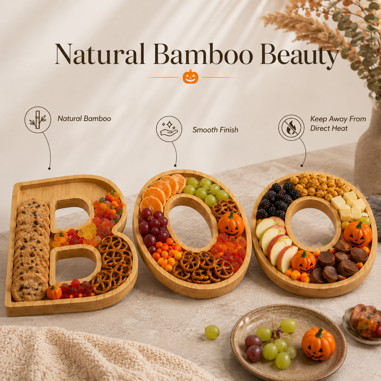 The BOO Bamboo Entertaining Board Trio