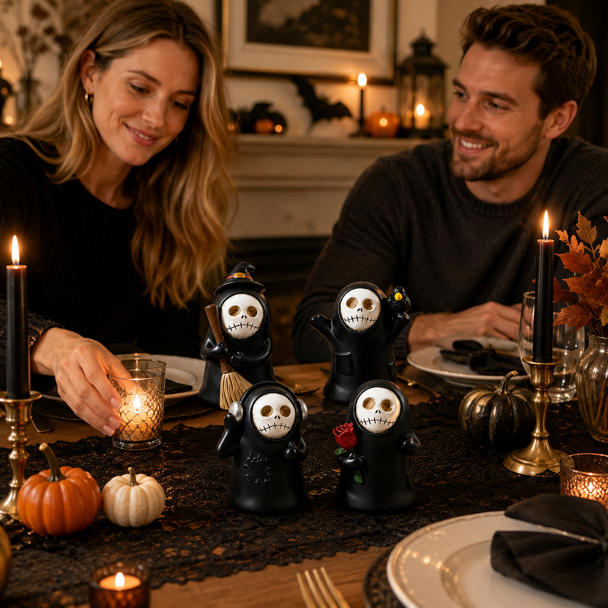 Whimsical Halloween Reapers – Set of 4