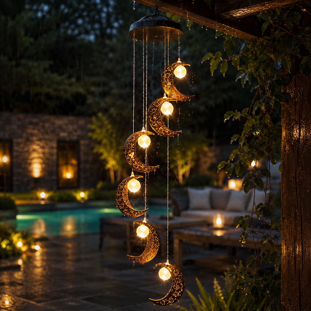 Moonlit Reverie Solar Wind Chime