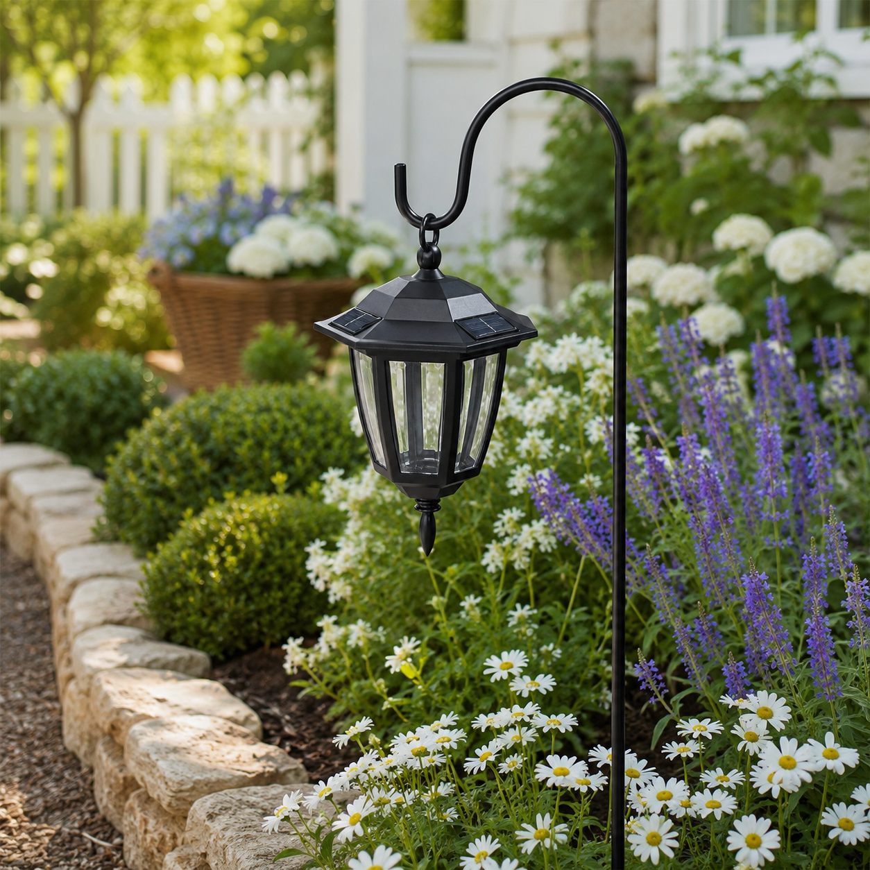 Vintage Solar Garden Lantern
