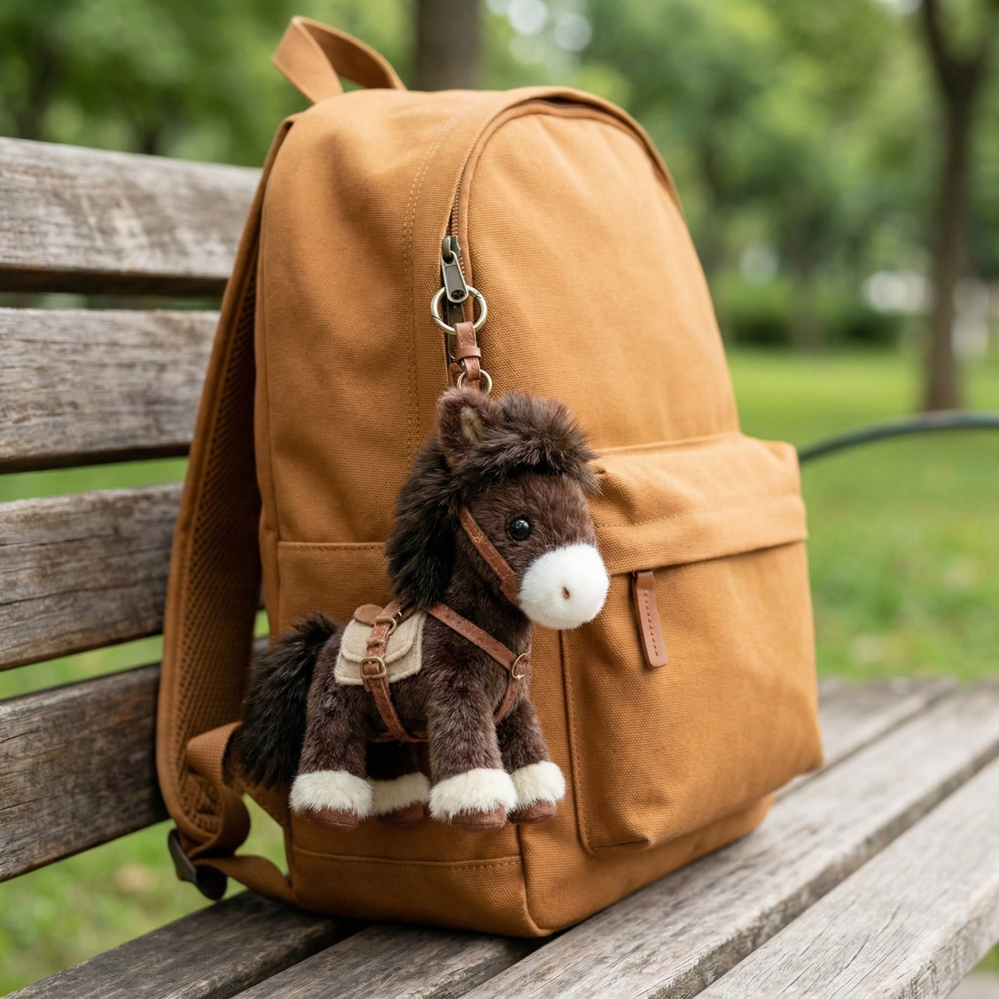 Ponytata Plush Pony Bag Charm and Keychain