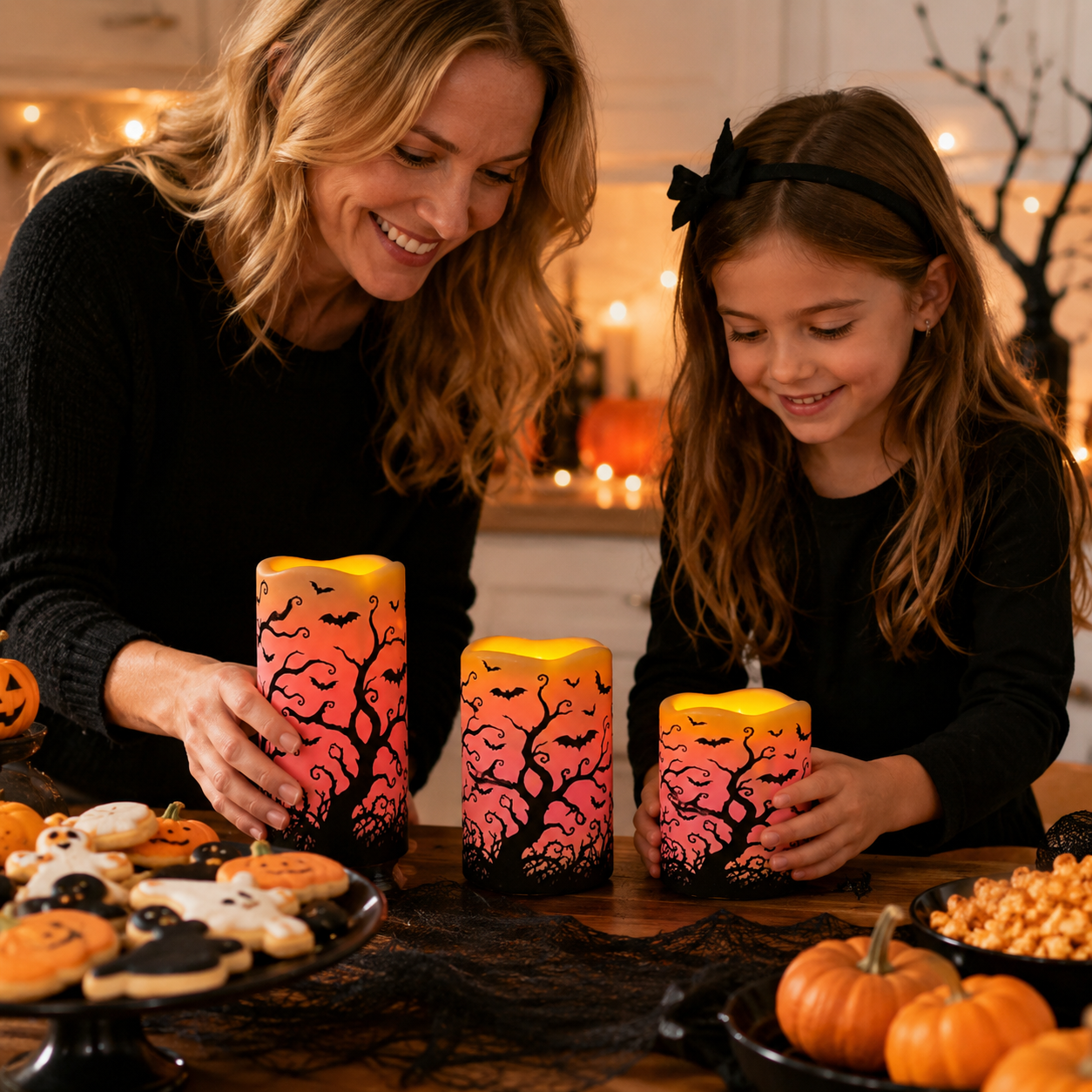 Halloween EmberGlow Candle Set