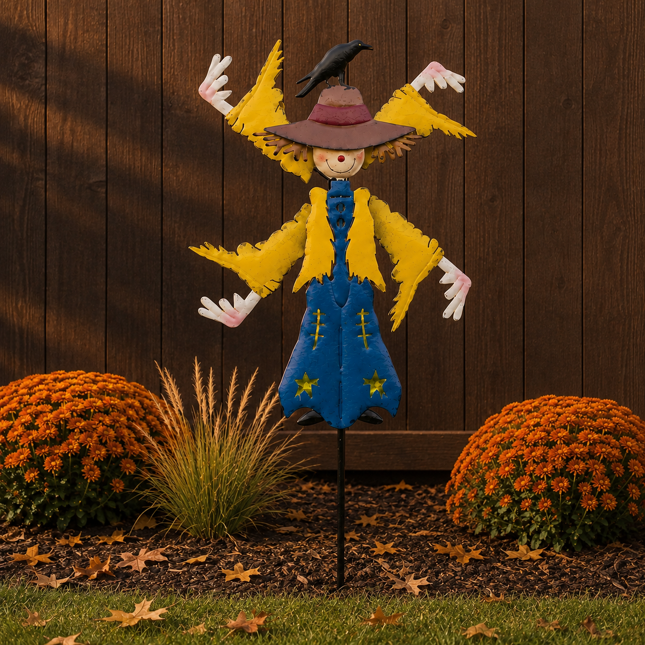 Harvest Scarecrow Wind Spinner