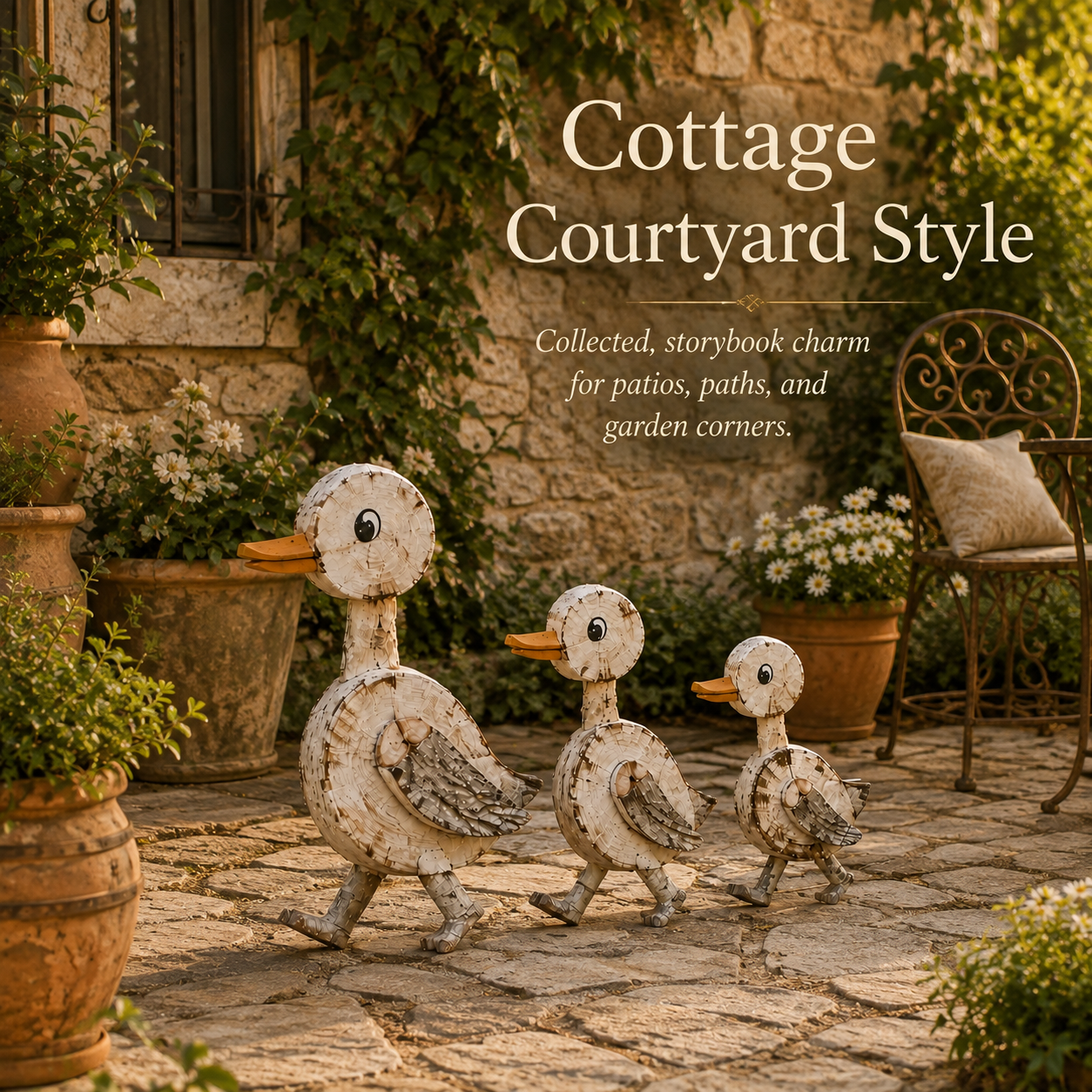 Woodland Stroll Duck Trio – Set Of 3