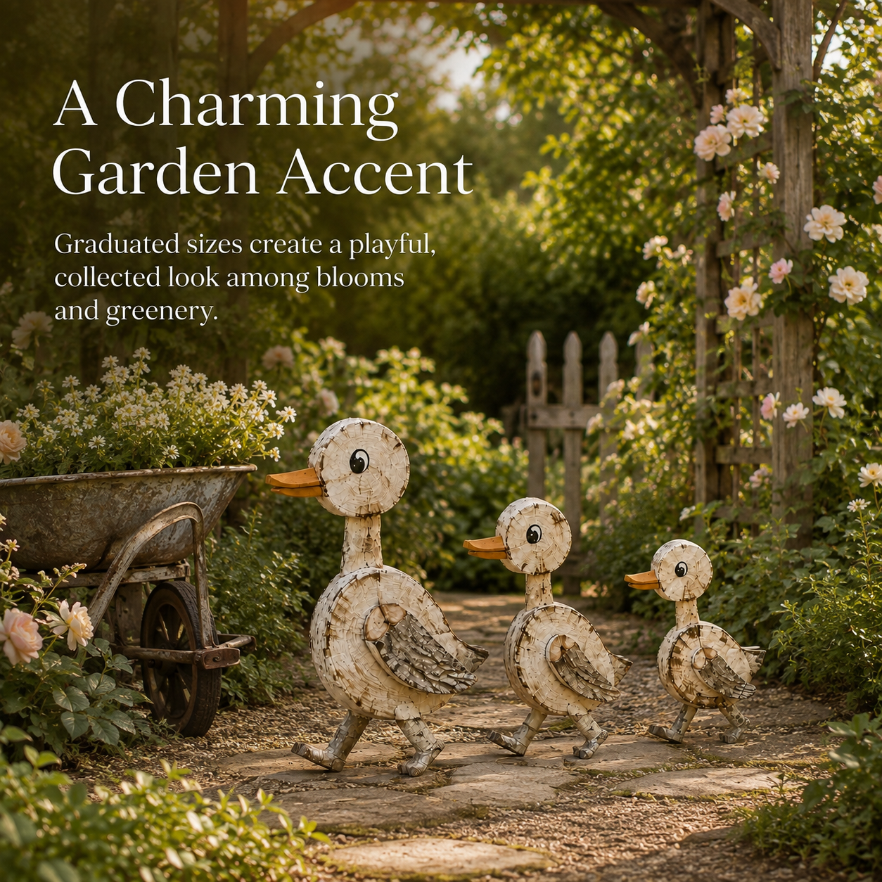 Woodland Stroll Duck Trio – Set Of 3
