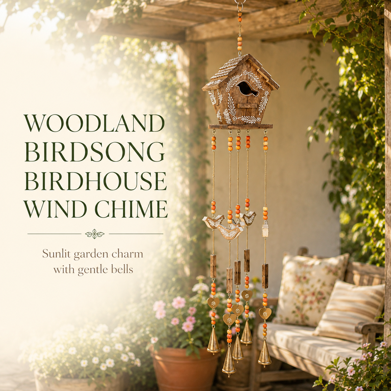 Woodland Birdsong Birdhouse Wind Chime