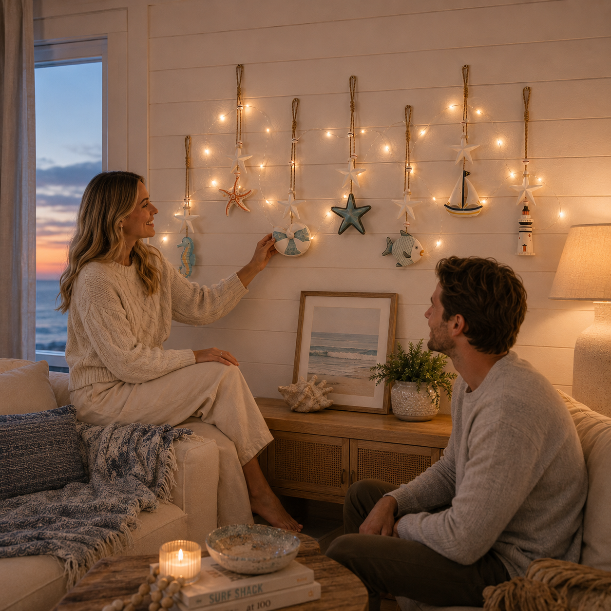 Seaside Glow Wall Hanging Set