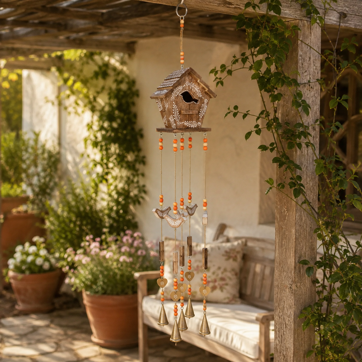 Woodland Birdsong Birdhouse Wind Chime