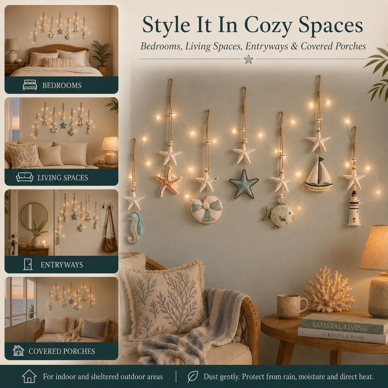 Seaside Glow Wall Hanging Set