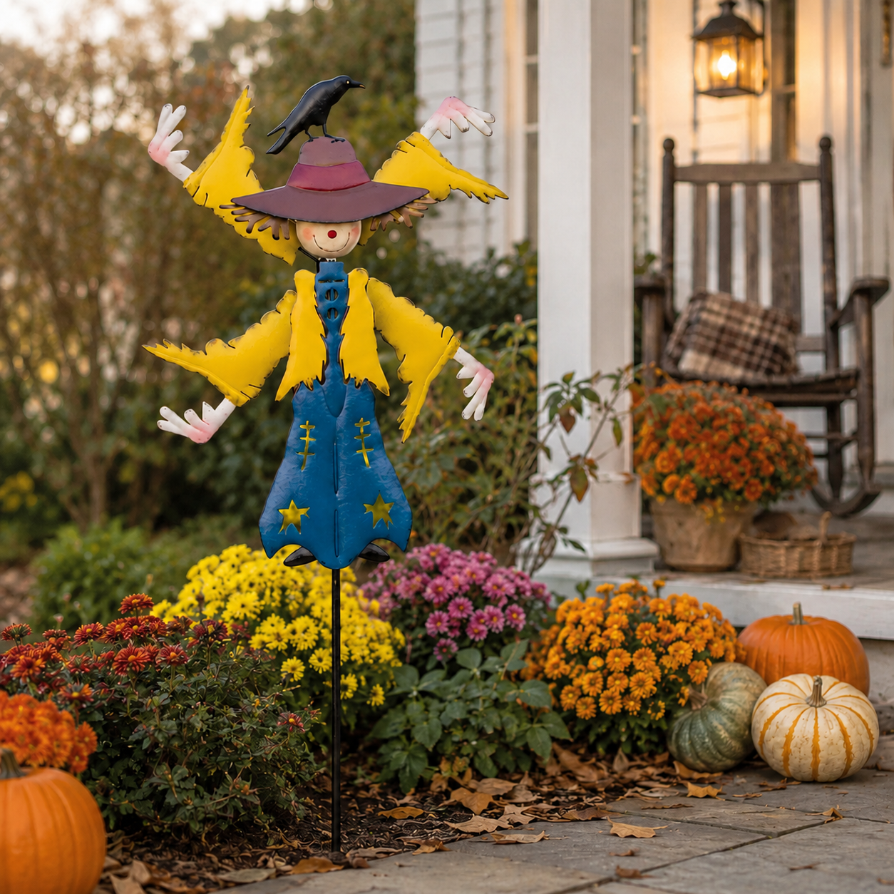 Harvest Scarecrow Wind Spinner