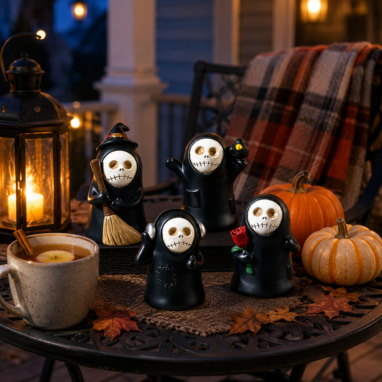 Whimsical Halloween Reapers – Set of 4