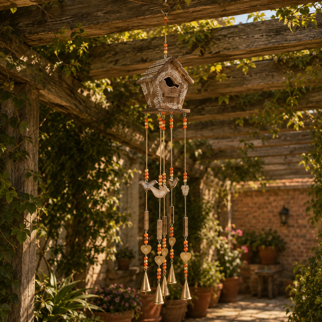 Woodland Birdsong Birdhouse Wind Chime