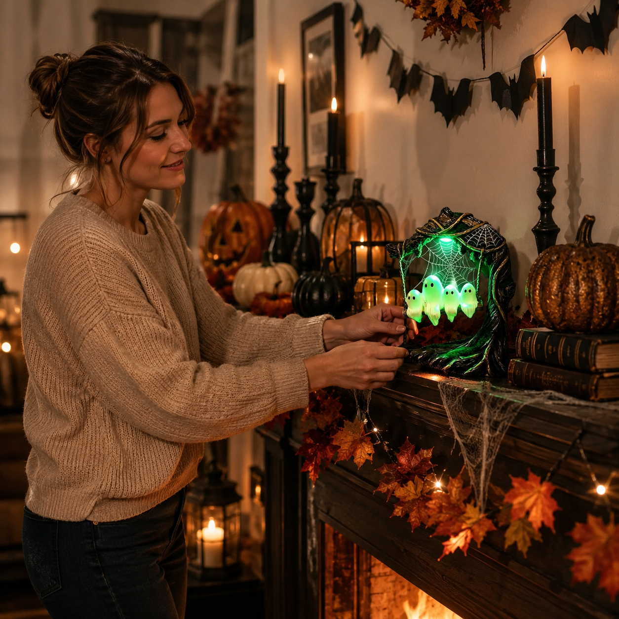 Halloween Ghost Tree Light