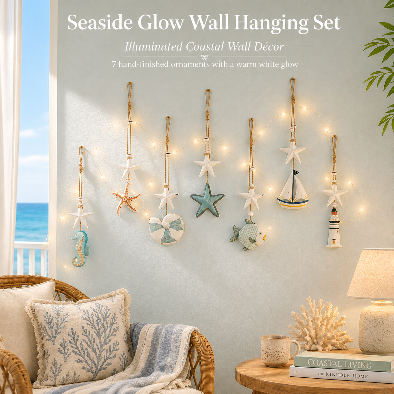 Seaside Glow Wall Hanging Set