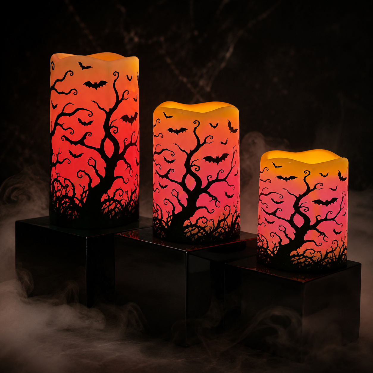 Halloween EmberGlow Candle Set