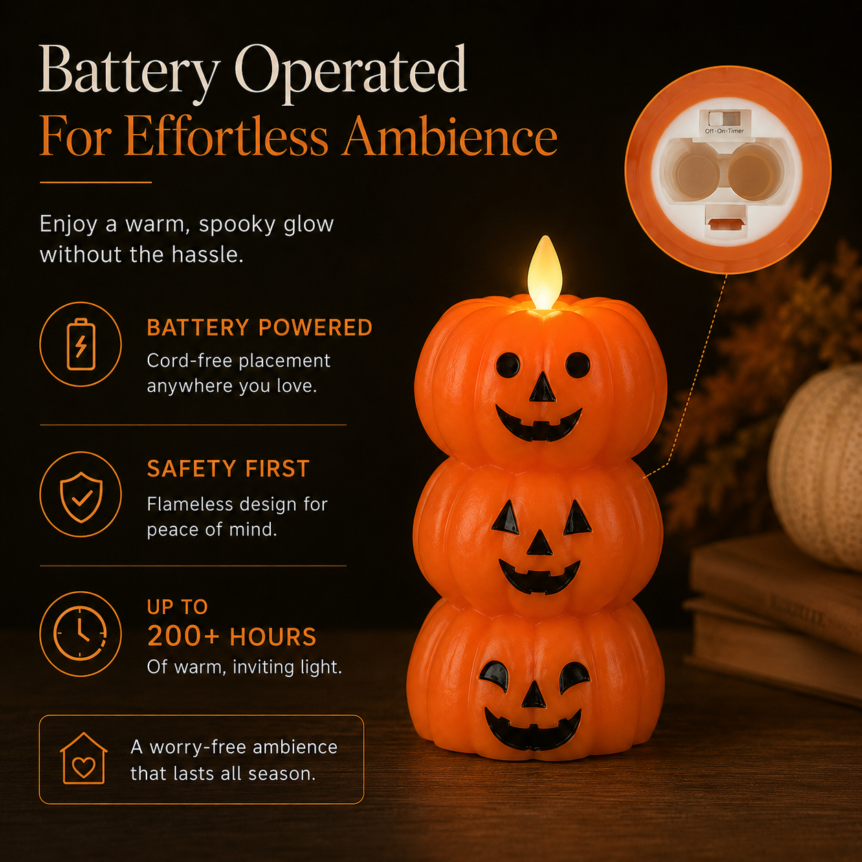 Enchanted Pumpkin Glow — Set Of 2