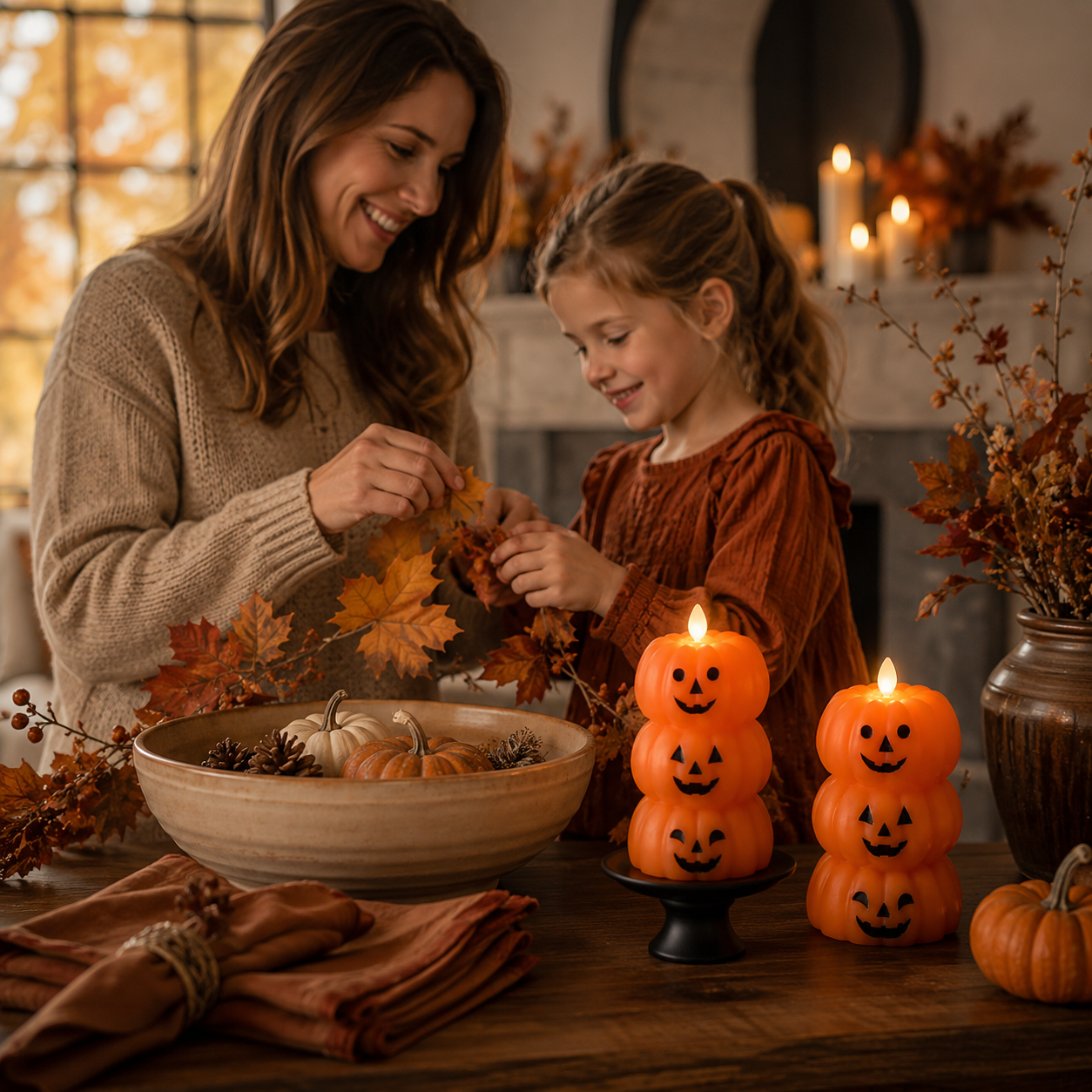 Enchanted Pumpkin Glow — Set Of 2