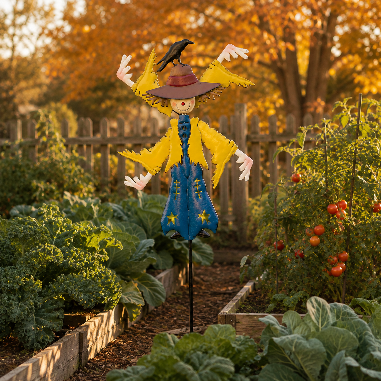 Harvest Scarecrow Wind Spinner