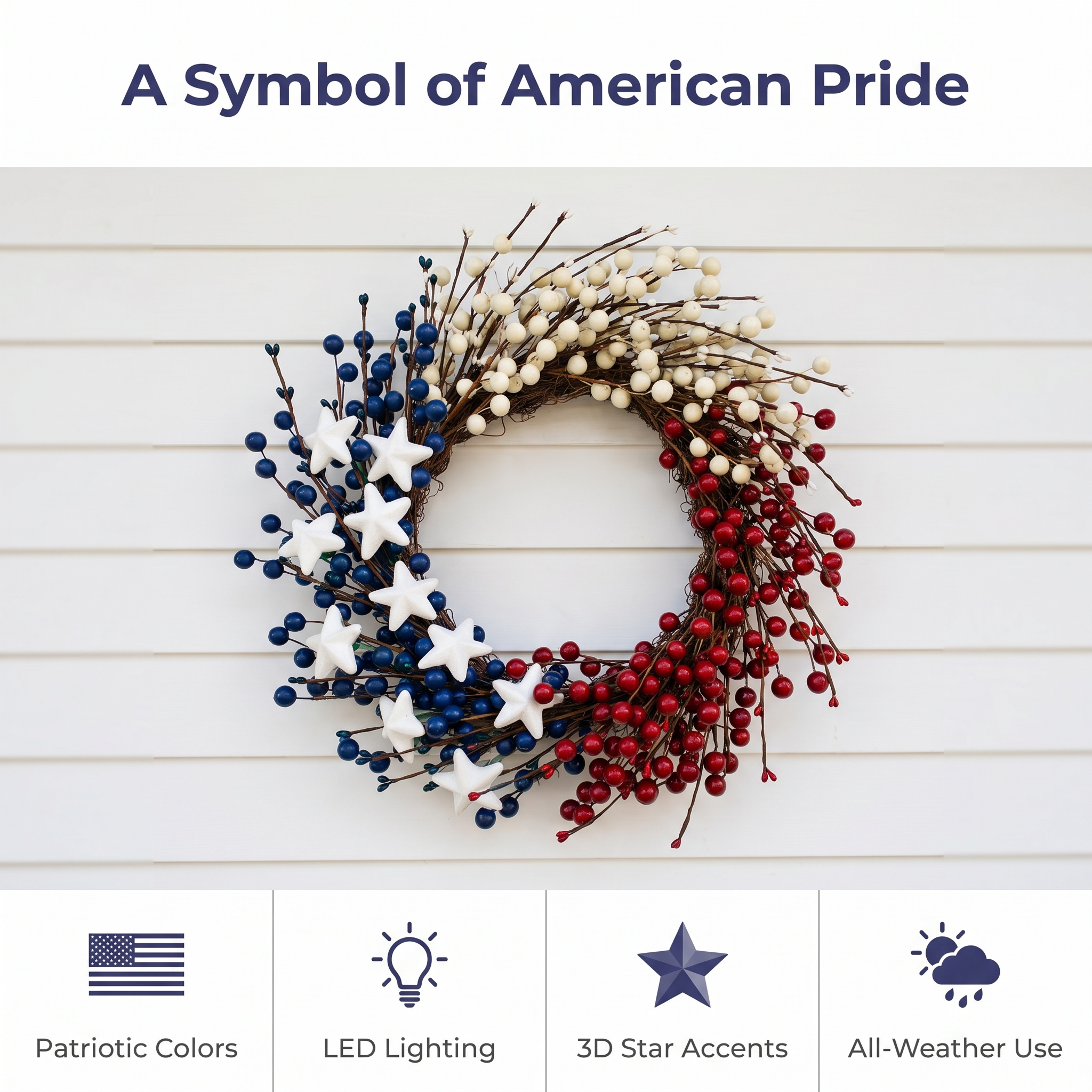 Independence Day Wreath
