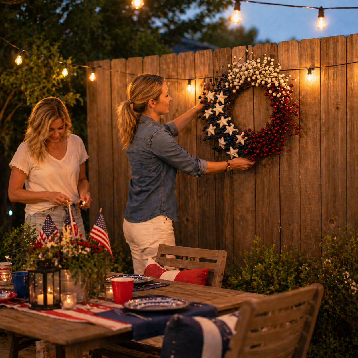 Independence Day Wreath